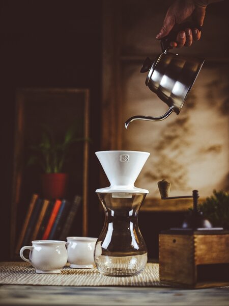 Keramika Vanya Dripper - překapávač na kávu - mint