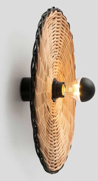 Faro Costas E27 přisazené ratanové svítidlo 70mmø600mm