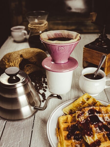 Keramika Vanya Dripper - překapávač na kávu - mint