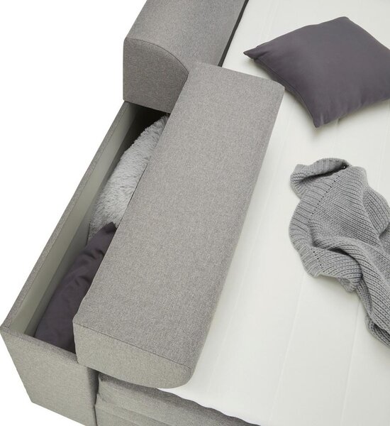 Boxspring postel FLEXI s úložným prostorem, 180x200