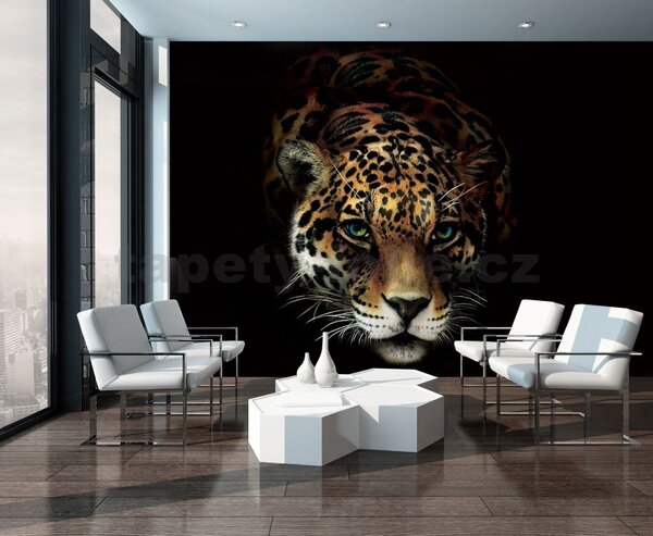 Vliesové fototapety 10148 V8, rozměr 368 cm x 254 cm, jaguár, IMPOL TRADE