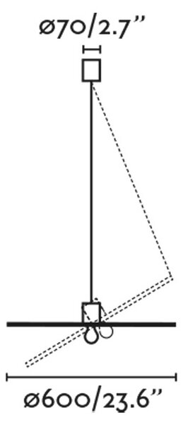 Faro Costas E27 závěsné ratanové svítidlo ø1000mm