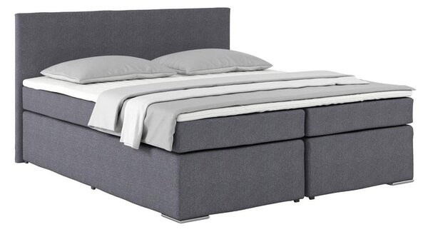 Postel Boxspring NERO PL: 180/200cm, tmavě šedá