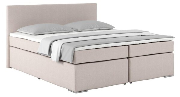 Postel Boxspring NERO PL: 180/200 cm, béžová