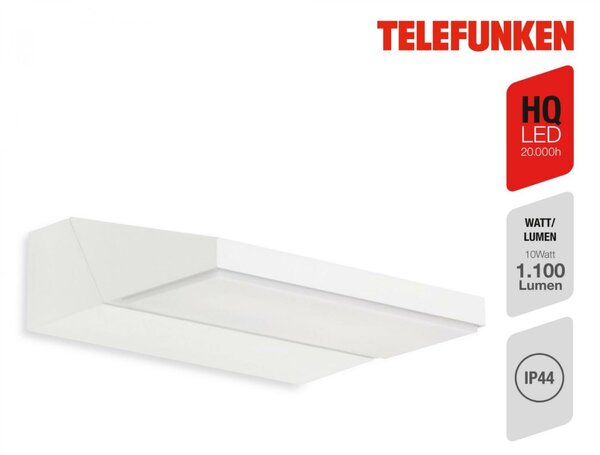 BRILONER TELEFUNKEN LED venkovní svítidlo 17,2 cm 10W 1200lm bílé TF 312606TF