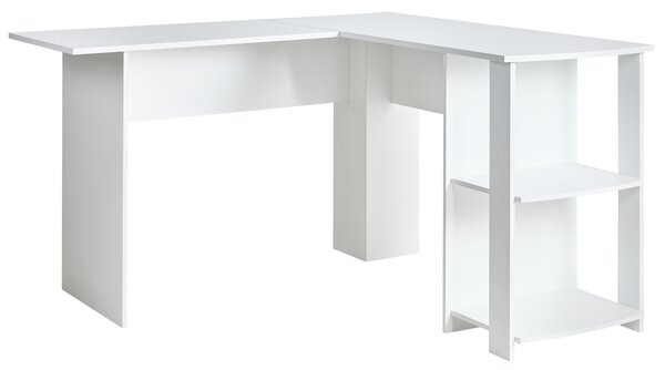 Rohový stůl SNYDER Bílá 125 cm 125 cm