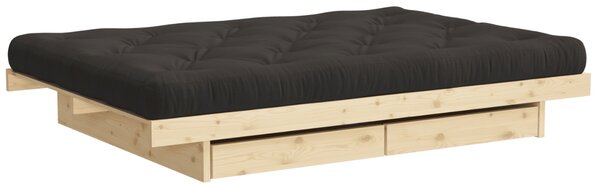 Karup Design Dřevěná postel Kanso 90 x 200 cm s úložným prostorem