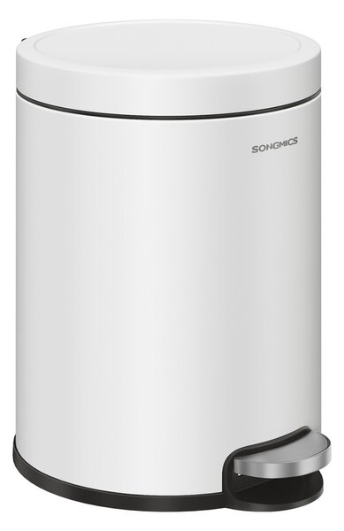 SONGMICS Odpadkový koš Jelis 6 L bílý