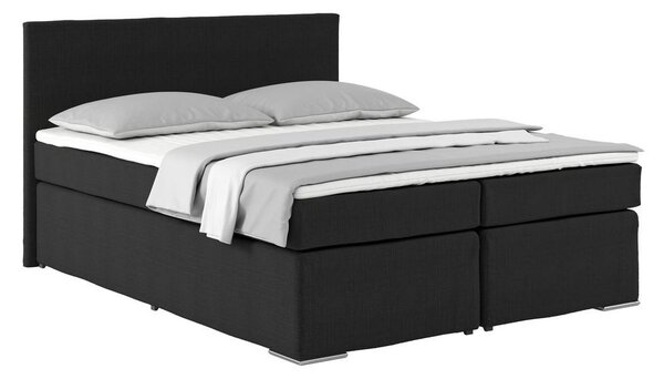 Postel Boxspring NERO PL: 160/200 cm, černá