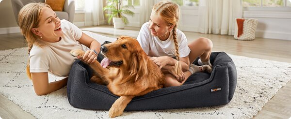 SONGMICS Pelíšek pro psy Alexis 110 cm šedý