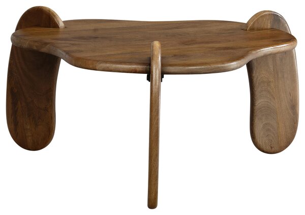 KONFERENČNÍ STOLEK, tmavě hnědá, dřevo, 78/78/39,5 cm MID.YOU - Konferenční stolky, Online Only