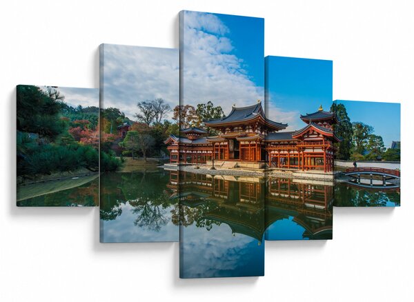 Obraz - Chrám Byodo-in, Japonsko (125x70 cm)