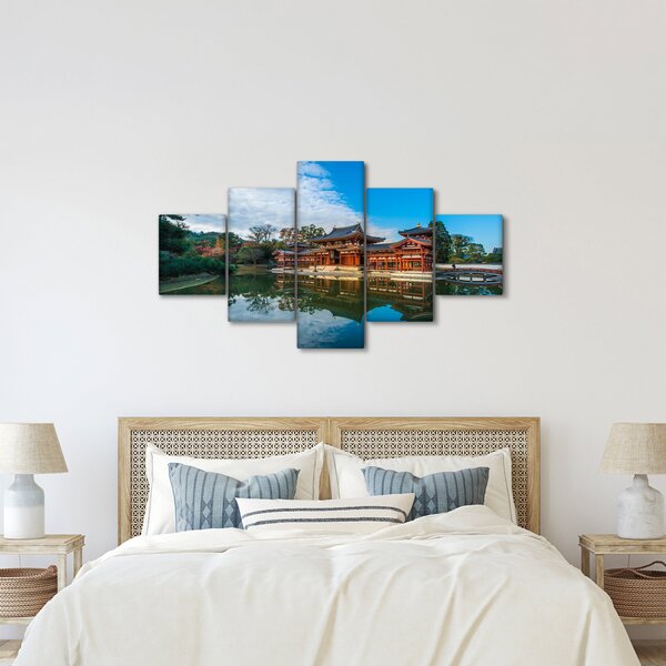 Obraz - Chrám Byodo-in, Japonsko (125x70 cm)