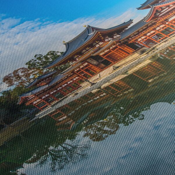 Obraz - Chrám Byodo-in, Japonsko (30x30 cm)