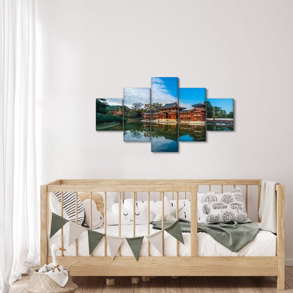 Obraz - Chrám Byodo-in, Japonsko (125x70 cm)