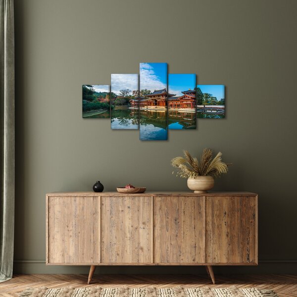 Obraz - Chrám Byodo-in, Japonsko (125x70 cm)