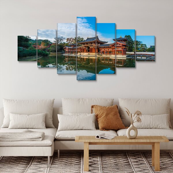Obraz - Chrám Byodo-in, Japonsko (210x100 cm)