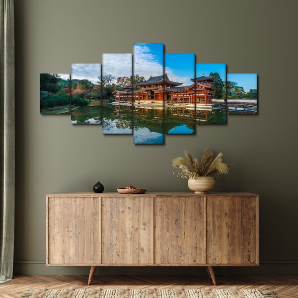Obraz - Chrám Byodo-in, Japonsko (210x100 cm)