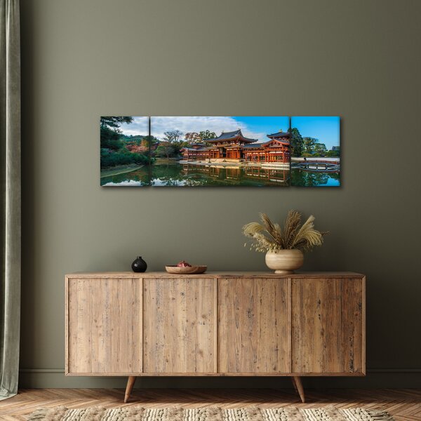 Obraz - Chrám Byodo-in, Japonsko (170x50 cm)