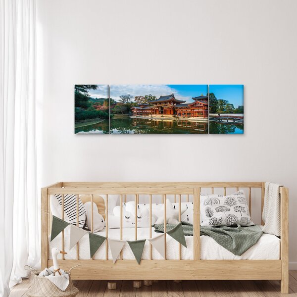 Obraz - Chrám Byodo-in, Japonsko (170x50 cm)