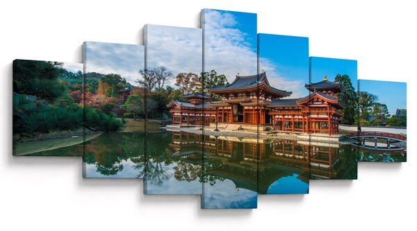 Obraz - Chrám Byodo-in, Japonsko (210x100 cm)