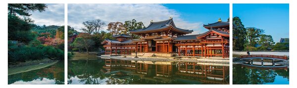 Obraz - Chrám Byodo-in, Japonsko (170x50 cm)
