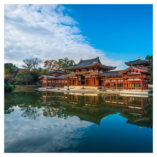 Obraz - Chrám Byodo-in, Japonsko (30x30 cm)