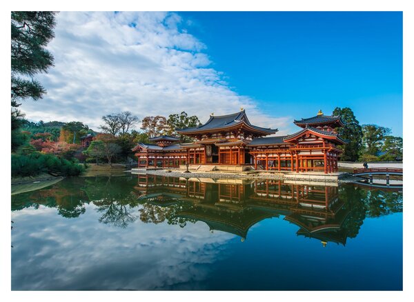 Obraz - Chrám Byodo-in, Japonsko (70x50 cm)