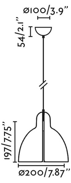 Faro Venice E27 závěsné keramické svítidlo Černá200mm1