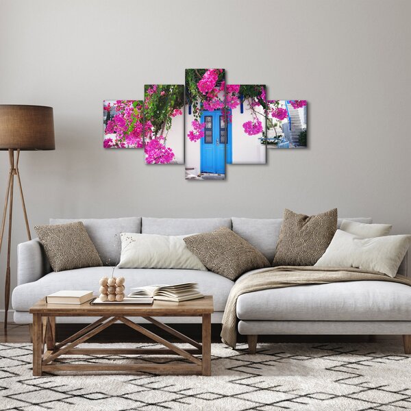 Obraz - Tradiční řecký dům (125x70 cm)