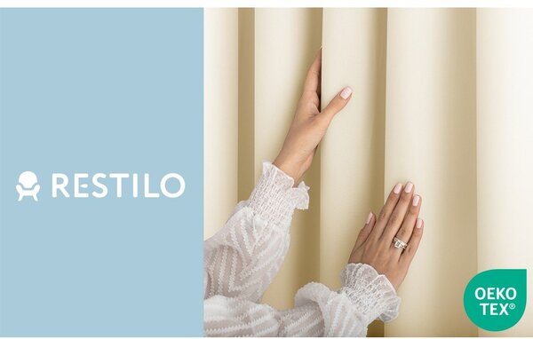 Slonovinový dimout závěs 140x250 cm Carli Tie – Restilo