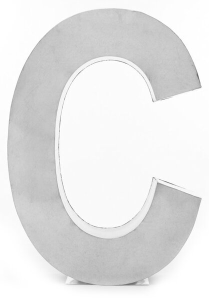 Výprodej Seletti designová nástěnná písmena Metalvetica "C"