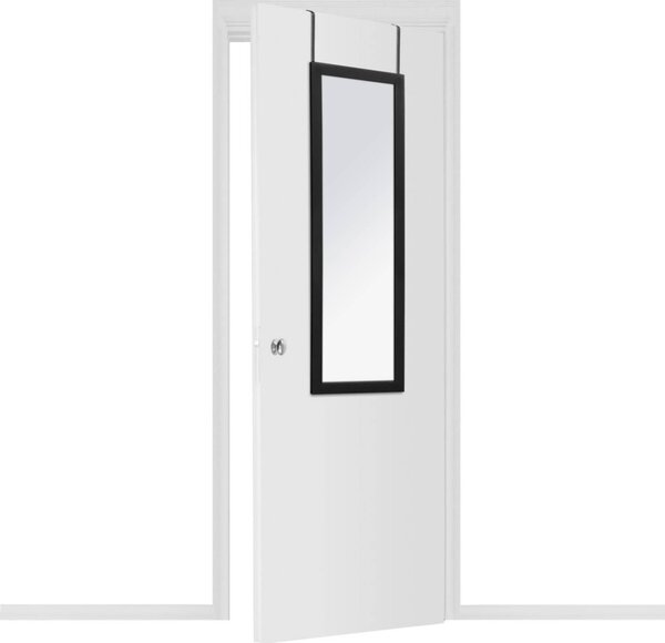 5five Simply Smart Závěsné zrcadlo na dveře HAGGY 110x36 cm černé