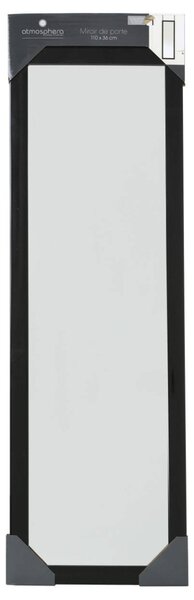 5five Simply Smart Závěsné zrcadlo na dveře HAGGY 110x36 cm černé