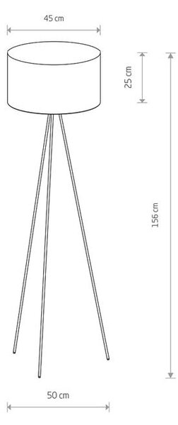 Stojanová lampa Nowodvorski CADILAC I WHITE WH 8191