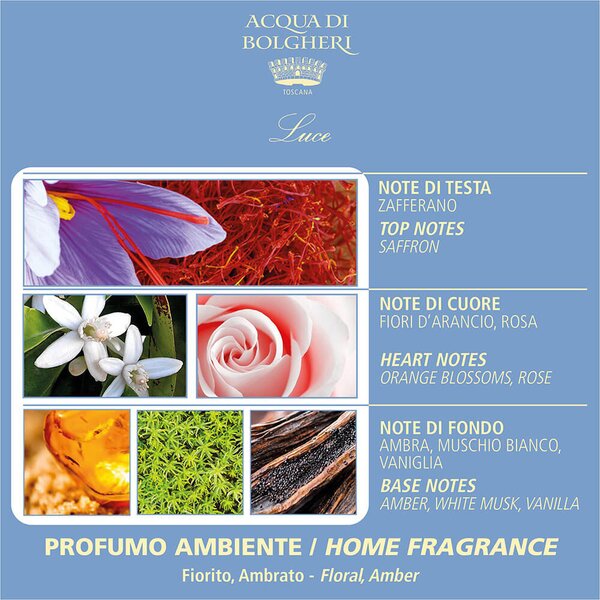Acqua di Bolgheri Difuzér Luce 200 ml