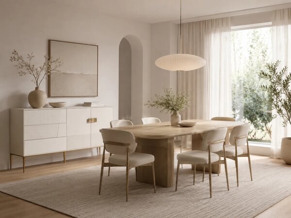 LivinHill Komoda Stilig ST102A 160 cm bílá/zlatá