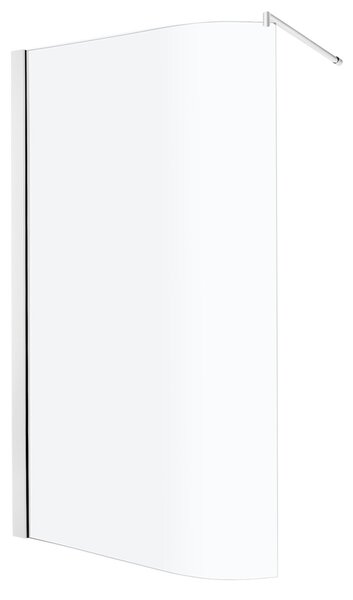 Novoterm Sprchová zástěna Walk-in NV-Zeta 140 TR, chrom/transparent - bez vaničky