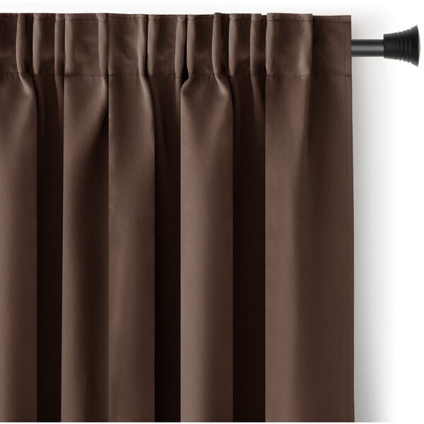 Hnědý dimout závěs 140x175 cm Kierra – Restilo