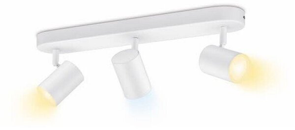 WiZ Tunable White 8719514551794 LED stropní bodové svítidlo Imageo 3x5W | GU10 | 1035lm | 2700-6500K - stmívatelné, bílá