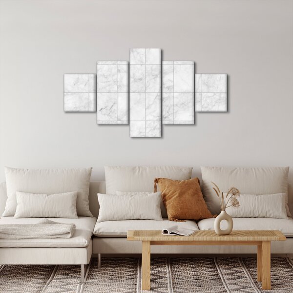 Obraz - Mramorové dlaždice (125x70 cm)