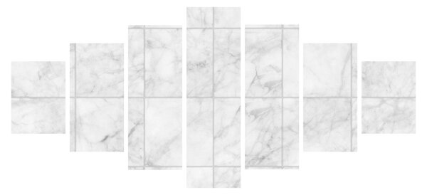 Obraz - Mramorové dlaždice (210x100 cm)