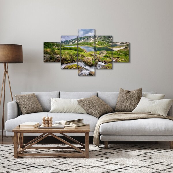 Obraz - Pohled na horu Rila (125x70 cm)