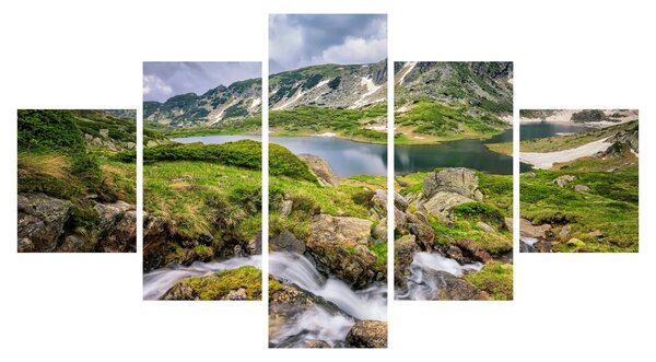 Obraz - Pohled na horu Rila (125x70 cm)