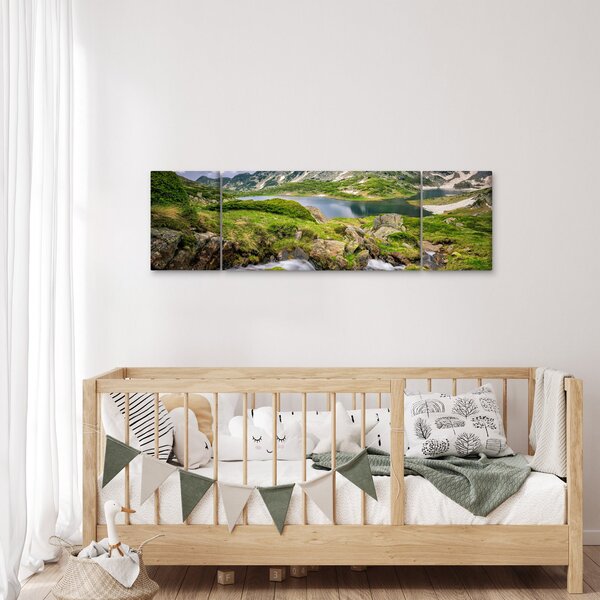 Obraz - Pohled na horu Rila (170x50 cm)