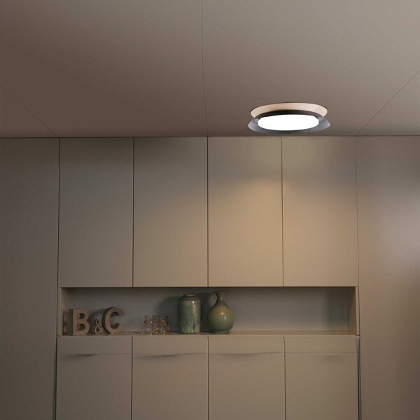 Faro Tender LED přisazené dřevěné svítidlo Černá
