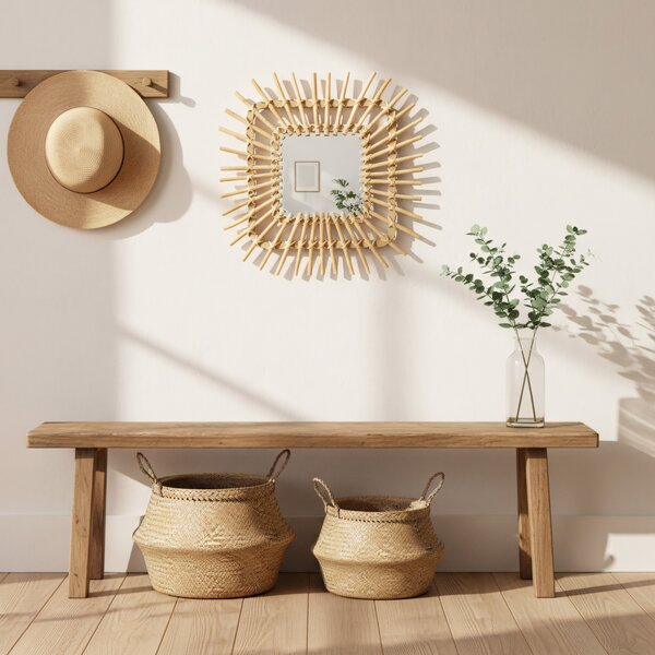 Nástěnné zrcadlo Boho 45CM QDJ071
