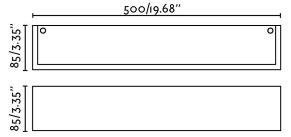 Faro Milo E14 nástěnné interiérové svítidlo 280mm