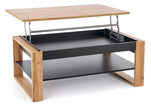 HALMAR Konferenční stolek Betty s výklopnou deskou dub artisan/černý