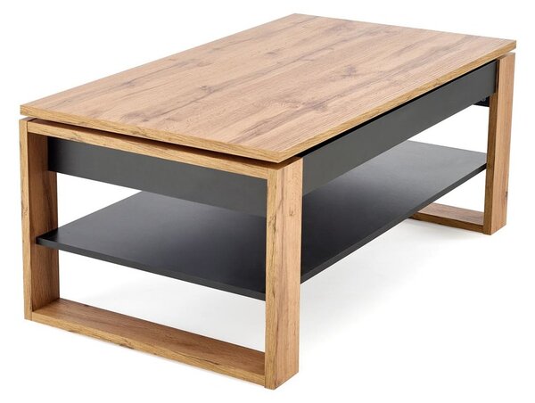 HALMAR Konferenční stolek Betty s výklopnou deskou dub artisan/černý